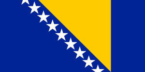 Znalezione obrazy dla zapytania bosnia i hercegowina flaga